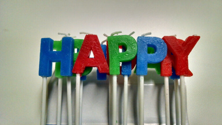 Happy Celebration Candles