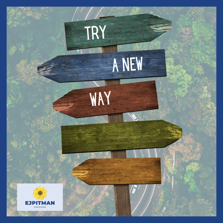 SignPost that says 'try a new way'